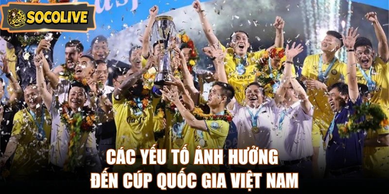 Các yếu tố ảnh hưởng đến cúp quốc gia Việt Nam