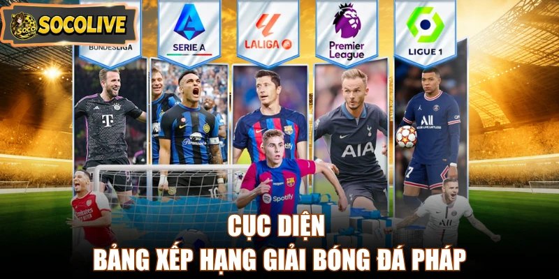 Cục diện bảng xếp hạng giải bóng đá Pháp