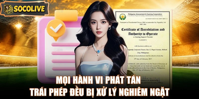 Mọi hành vi phát tán trái phép đều bị xử lý nghiêm ngặt