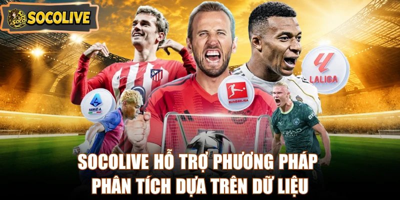Socolive hỗ trợ phương pháp phân tích dựa trên dữ liệu