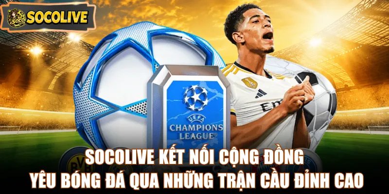 Socolive kết nối cộng đồng yêu bóng đá qua những trận cầu đỉnh cao