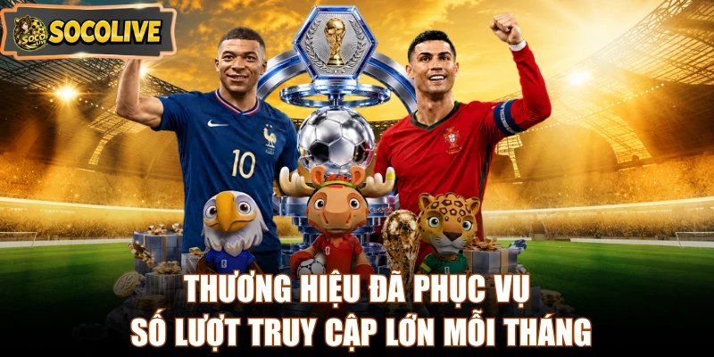 Thương hiệu đã phục vụ số lượt truy cập lớn mỗi tháng