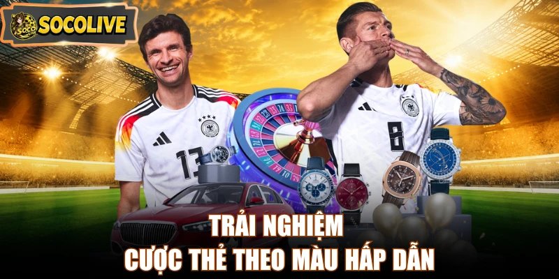 Trải nghiệm cược thẻ theo màu hấp dẫn